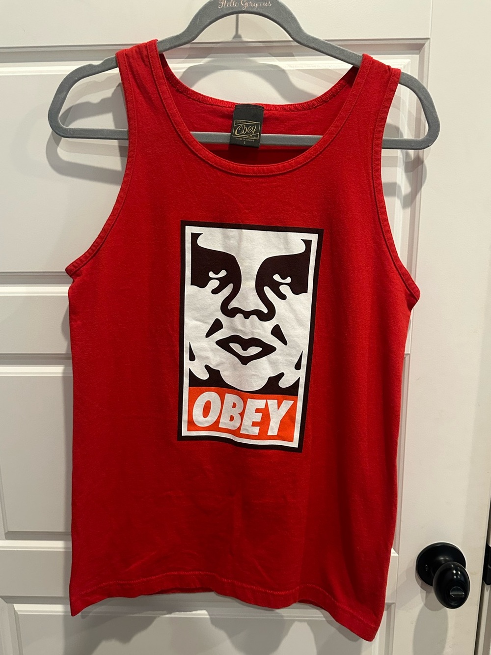 Obey Men’s Face Graphic Tank Top